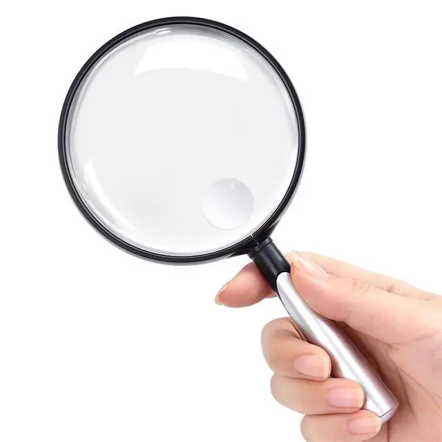 Alt view image 7 of 7 - 10X 30X Handheld Magnifying Glass for Reading - 110mm Diameter, PMMA Lens, Lightweight ABS Frame, Large Magnifier for Kids Seniors,Suitable for Close Work Hobbies and Science