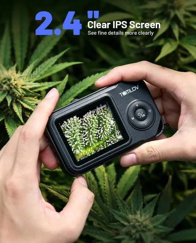 Alt view image 3 of 7 - P50 Handheld Digital Microscope, Adjustable Focus, 2.4" IPS Screen