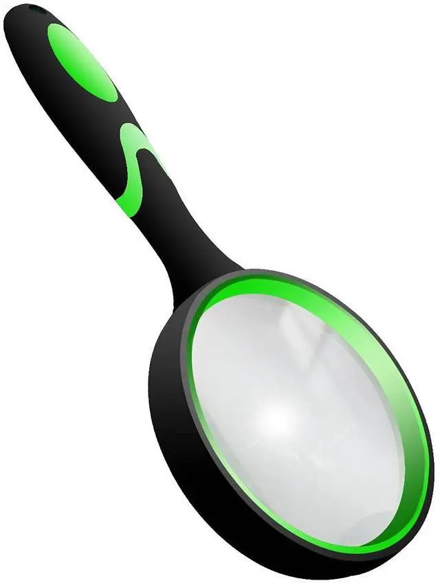 Main image of 10X Shatterproof Magnifying Glass 10X Large Handheld Magnifying Glass for Seniors Kids 75mm Magnifying Lens with Non-Slip Rubber Handle Magnifier Glass for Reading Science Insect Hobby Observation
