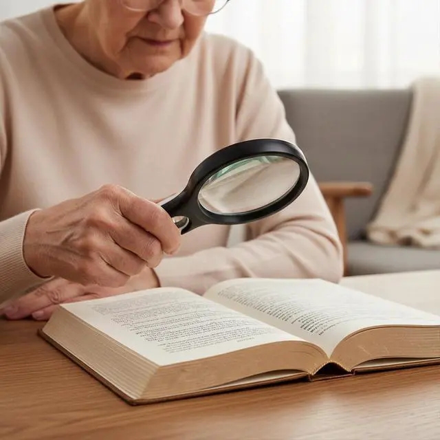 Alt view image 4 of 7 - Magnifying Glass with Light, Portable Handheld Reading Magnifier