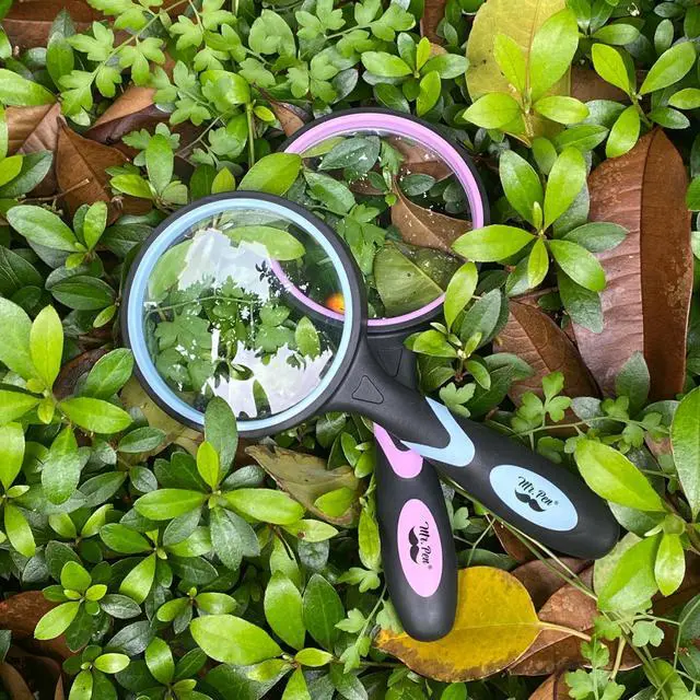 Alt view image 7 of 7 - Magnifying Glass, 2 Pack, 5X Magnifier, 75mm Glass Lens