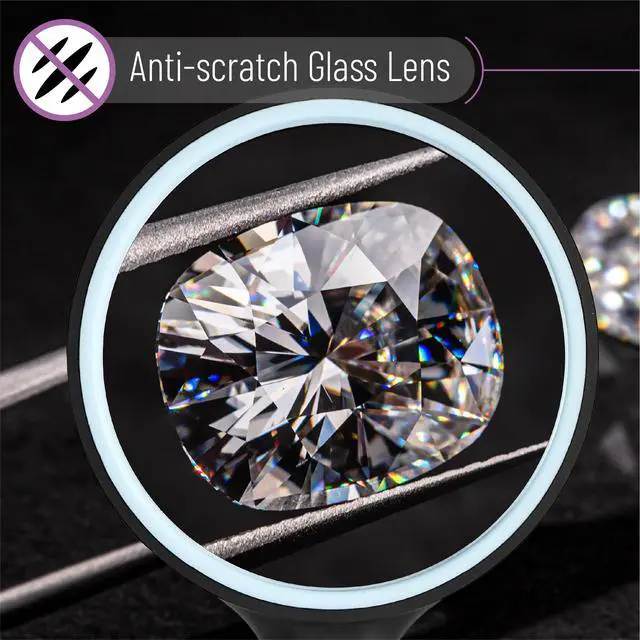 Alt view image 5 of 7 - Magnifying Glass, 2 Pack, 5X Magnifier, 75mm Glass Lens