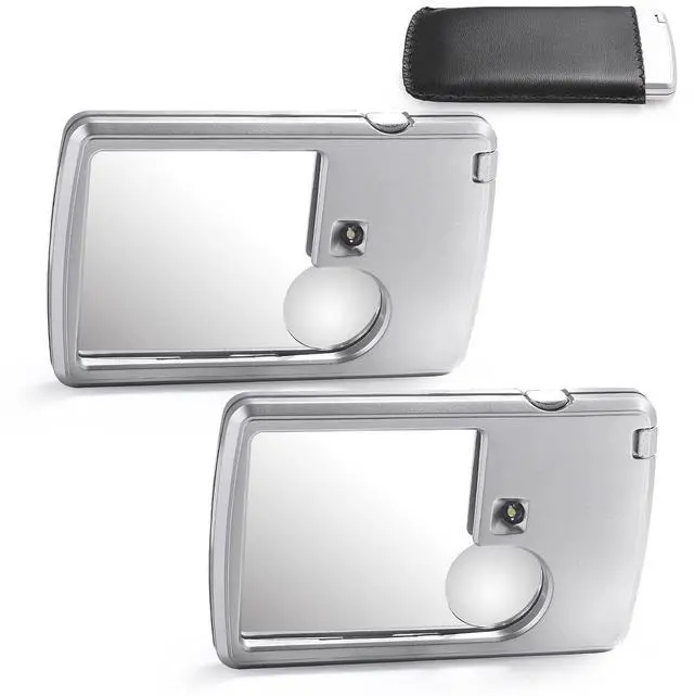 Main image of 3X 6X Loupe Magnifier Magnifying Glass Pocket Coin Jewelers Supplies