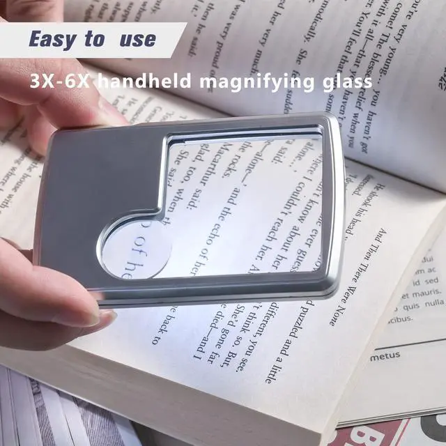 Alt view image 4 of 7 - 3X 6X Loupe Magnifier Magnifying Glass Pocket Coin Jewelers Supplies