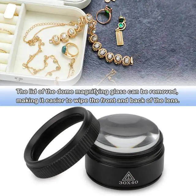Alt view image 6 of 7 - 30X Portable Jewelers Loupe Pocket Handheld Magnifier