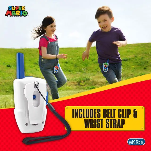 Alt view image 6 of 7 - Super Mario Walkie Talkies for Kids, Static Free Indoor and Outdoor Toys