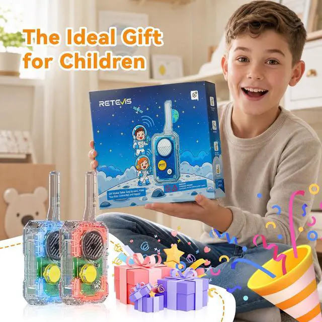 Alt view image 7 of 7 - EZTalk 80 Walkie Talkies for Kids, Science Kits for Kids Age 8-12