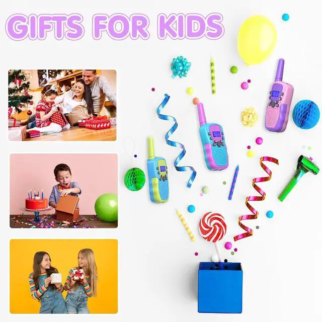 Alt view image 7 of 7 - Outdoor Toys for Kids Ages 4-8, Walkie Talkies for Children Long Distance 22 Channels 2 Way Radio Interactive Toys Birthday Gifts for 3-12 for Girls and Boys