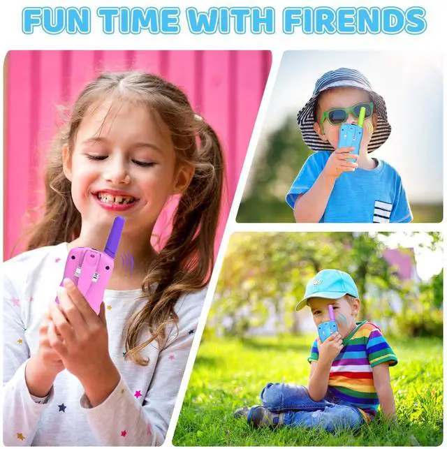 Alt view image 6 of 7 - Outdoor Toys for Kids Ages 4-8, Walkie Talkies for Children Long Distance 22 Channels 2 Way Radio Interactive Toys Birthday Gifts for 3-12 for Girls and Boys