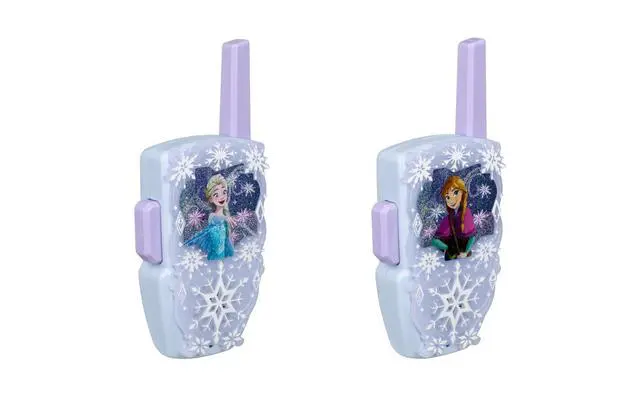 Alt view image 7 of 7 - Disney Frozen Walkie Talkies for Kids, Static Free and Extended Range Indoor and Outdoor Toys