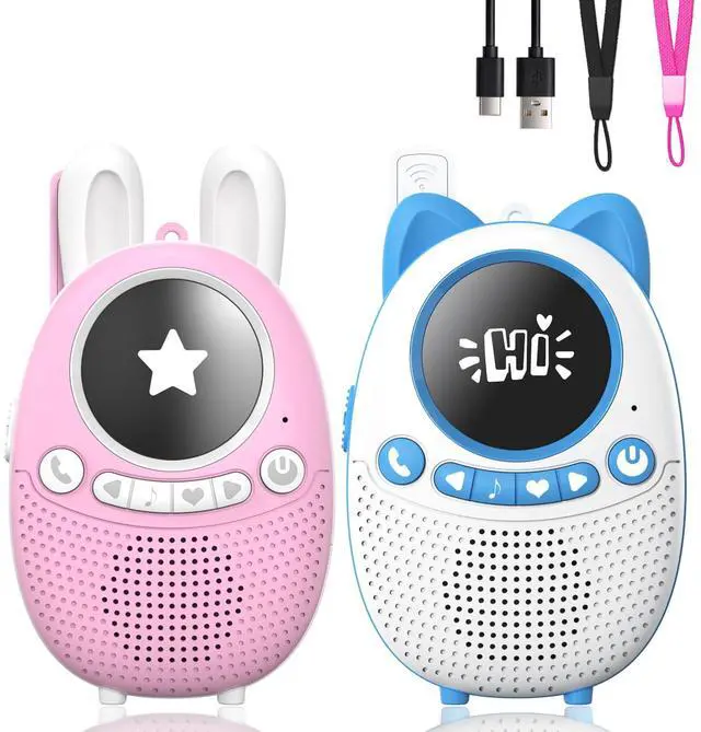 Main image of W208 Walkie Talkies for Kids Rechargeable Toys for 3-8 Ages 2 Pack