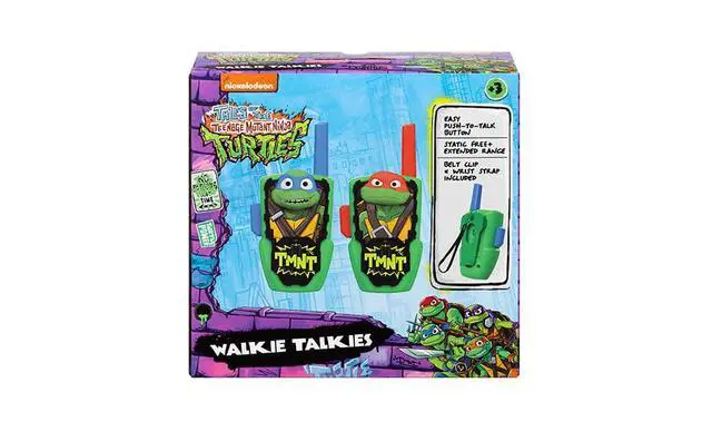 Alt view image 6 of 7 - Teenage Mutant Ninja Turtles Walkie Talkies for Kids, Indoor Outdoor Toys