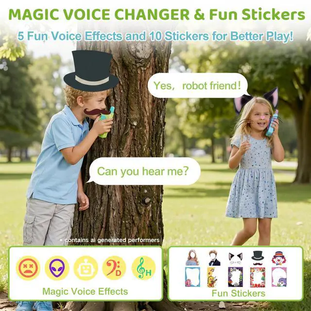Alt view image 4 of 6 - Video Walkie Talkies for Kids Ages 3-12 Camping Outdoor Toys Gifts for Kids