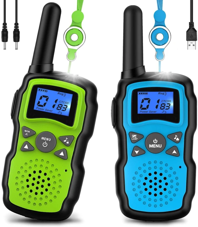 Main image of Rechargeable Walkie Talkies for Kids Long Range with USB Charger,Outdoor Camping Games with Flashlight Indoor Fun Army Toys for Boys Girls Family,Xmas Birthday Gift for 3-12 Year Old Children