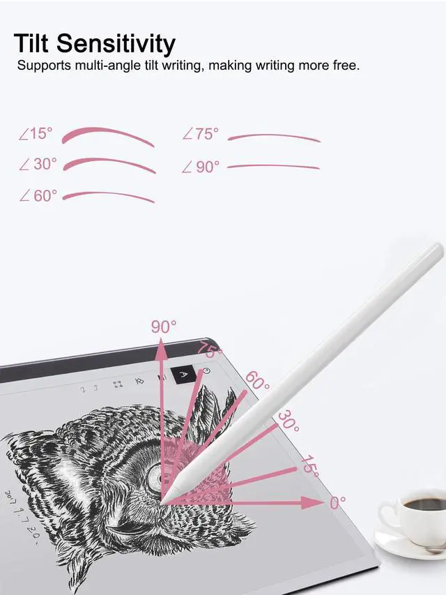 Alt view image 3 of 7 - Upgraded 6 Pack Apple Pencil Tips Replacement with Clear Case, No Wear Out Fine Point Precise Control Metal Pencil Nibs Compatible with Apple Pencil 1st Gen/2nd Gen/USB C/iPad Pro Pencil