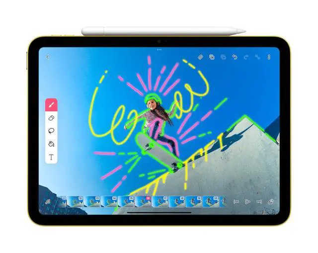 Alt view image 4 of 4 - Pencil (USB-C): Device Compatibility Check Required - Pixel-Perfect Precision, Tilt Sensitivity, Perfect for Note-Taking, Drawing, and Signing Documents. Charges and Pairs with USB-C