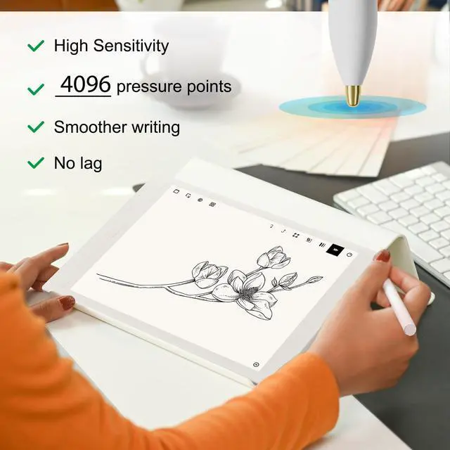 Alt view image 6 of 7 - Pen Tips for Remarkable 2 Marker Plus, 2 Metal + 10 Colored