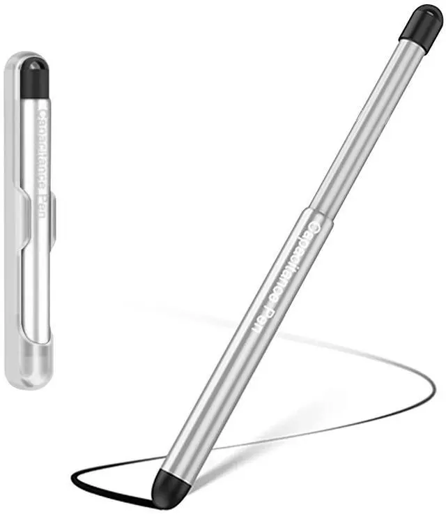 Main image of Stylus Pens with Pen Slot for Touch Screens, High Precision Capacitive Universal Stylus for iPad iPhone Tablets Samsung Galaxy All Touch Screen Devices (Transparency)