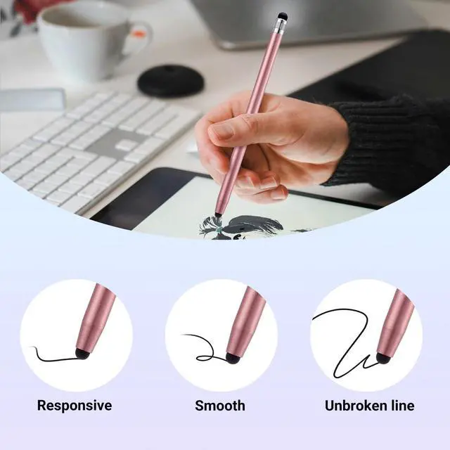 Alt view image 4 of 6 - 48Pcs Stylus Rubber Tips for Stylus Pens