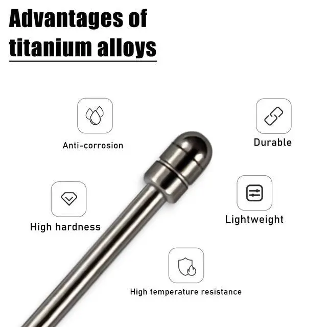Alt view image 3 of 7 - No Worn Out Titanium Alloy Fine Pencil Nibs Compatible with Wacom One Creative Pen, Replacement Hard Refill Tips fits for WACOM ONE DTC133W0A /Galaxy Tab S8 S7 Stylus,2 Pcs