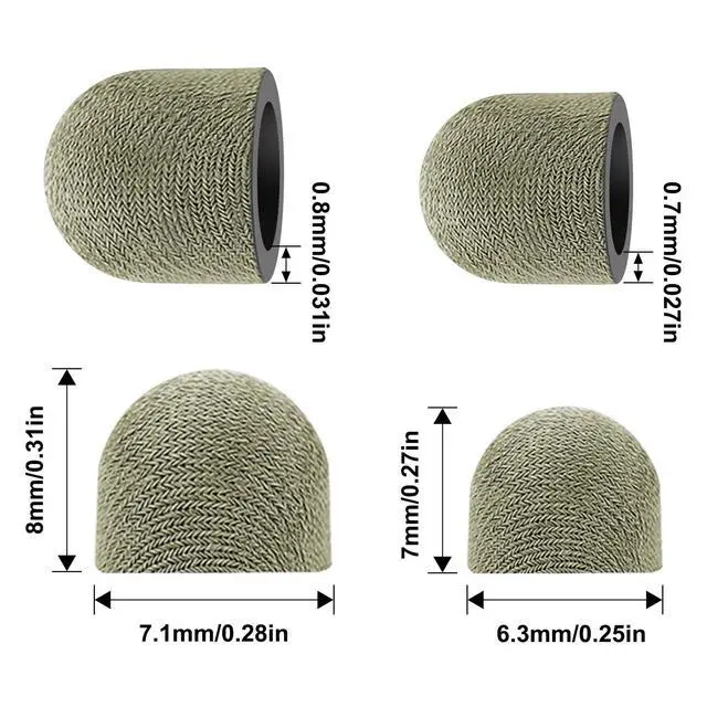 Alt view image 2 of 5 - 10Pack Stylus Pen Replacement Fiber Mesh Tips