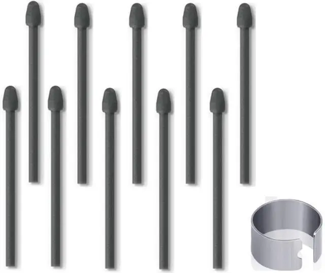 Main image of 10PCS Marker Tips for Remarkable Pen Tips, Durable Pen Tips Compatible with Remarkable 2 Pen, Marker Plus Pen, 2B-Pencil Feel, with Tool&Storage Box (10PCS Tips-Black)