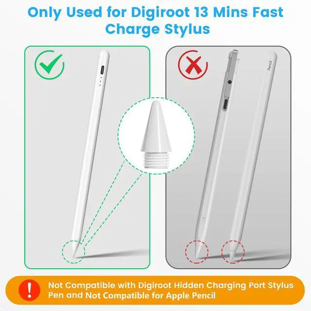 Alt view image 2 of 7 - 6 Pack Replacement Tips, Only Compatible