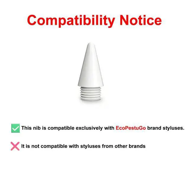 Alt view image 2 of 2 - 4Pack Replacement Pencil Tips for Stylus Pen