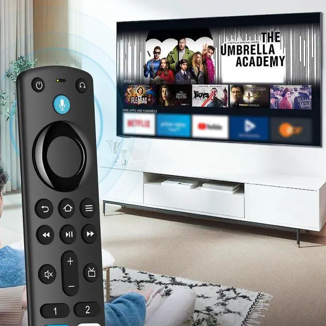 Alt view image 6 of 7 - Replacement Remote Control Compatible with Firestick 4K(1st/2nd Gen), TV Stick (2nd Gen/3rd Gen/Lite/4K Max/4K Plus), Fire-Smart-TVs Stick Remote for Smart TV 3rd Gen with Voice Search & Cube