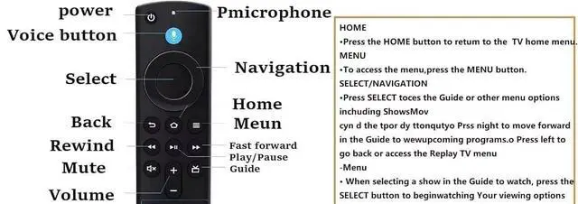 Alt view image 4 of 7 - Remote Replacement Control for Stick 2nd Gen, 3rd Gen, Lite, 4K,4K MAX, Cube 1st Gen, 2nd Gen, 3nd Gen, 3rd Gen PendantDesign Voice Replacement Control 2025 3.1.144 Version