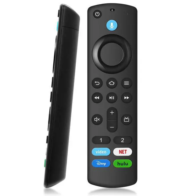 Main image of Replacement Voice Remote Fit for All Fire Series, TV Stick/Cube/Lite/HD, 4K Max/4K (1st/2nd Gen), Smart TV 3rd Gen, for Insignia/Omni QLED Series TV