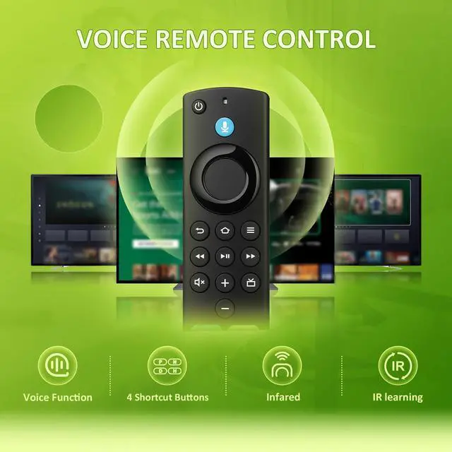 Alt view image 7 of 7 - Replacement Voice Remote Compatible with Fire Smart TV Cube(1st/2nd/3rd Gen),TV Stick(4K/4K Max/Lite),Smart TVs (3rd Gen)