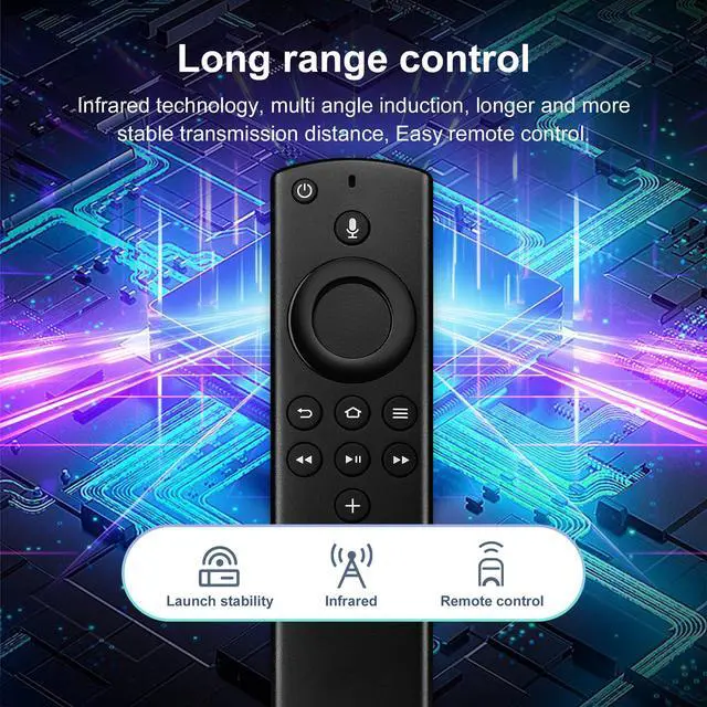 Alt view image 4 of 7 - Replacement Firestick Remote Control Fit for Fire Smart TV Stick 4K / Stick Lite/Stick (2nd Gen), TVs Cube (1st & 2nd Gen), Smart TV (3rd Gen), N0t for Roku TV