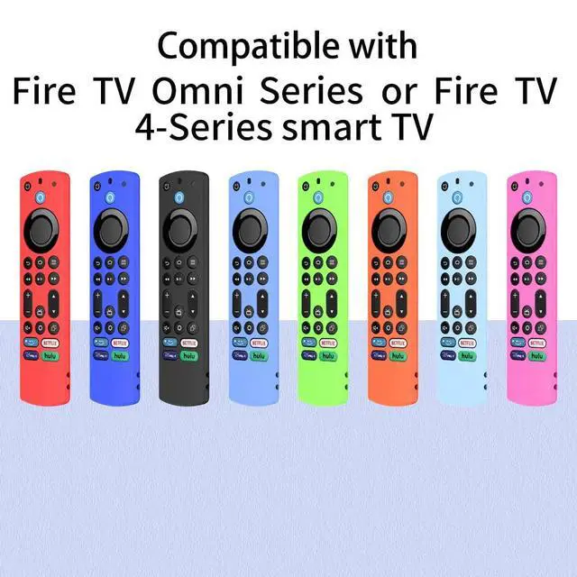 Alt view image 7 of 7 - Silicone Remote Case Compatible with Toshiba/Insignia Firetv Omni 4-Series