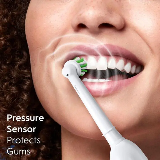 Alt view image 4 of 7 - Pro 1000 Rechargeable Electric Toothbrush, White, 4 Replacement Brush Heads