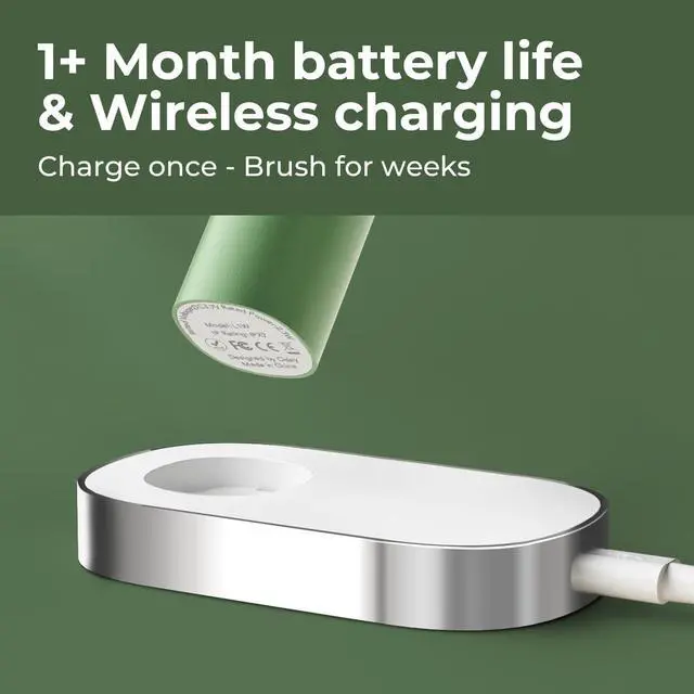 Alt view image 6 of 7 - Sonic Electric Toothbrush for Adults with Wall Mounted UV Cleaner