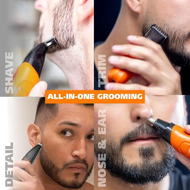 Alt view image 2 of 7 - TrimNinja All in One Hybrid Electric Razor & Beard Trimmer for Men
