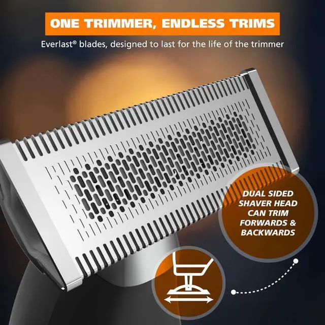 Alt view image 3 of 7 - TrimNinja All in One Hybrid Electric Razor & Beard Trimmer for Men