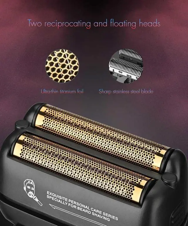 Alt view image 3 of 7 - Electric Foil Shavers for Men Electric Razor for Men Cordless