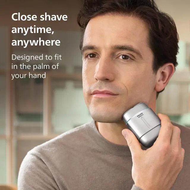 Alt view image 2 of 7 - 600 Series Compact Electric Travel Shaver, Silver