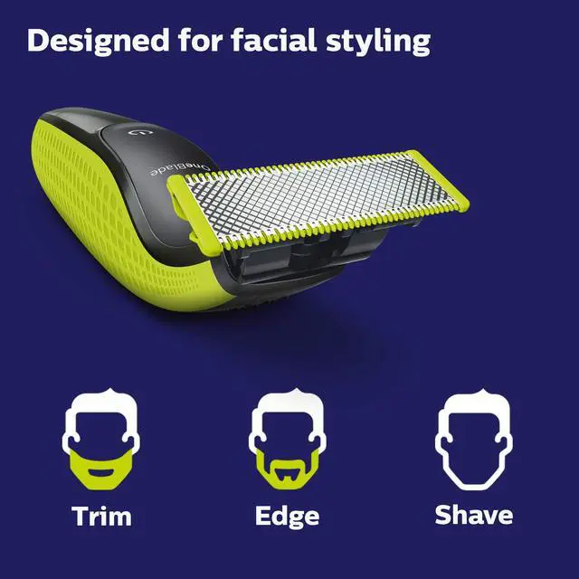 Alt view image 4 of 7 - OneBlade Hybrid Electric Trimmer and Shaver, QP2520