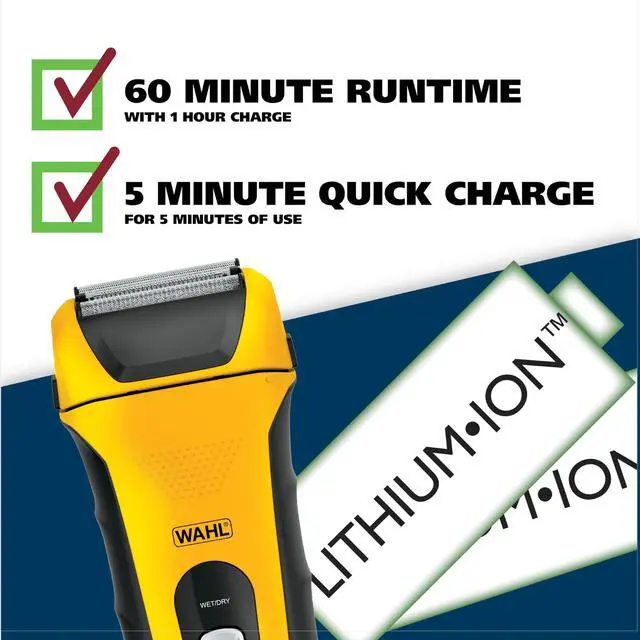 Alt view image 5 of 7 - LifeProof Lithium Ion Electric Foil Shaver with Detail Trimmer for Men