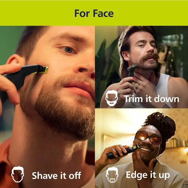 Alt view image 2 of 7 - OneBlade Pro 360 Face + Body Trimmer and Shaver
