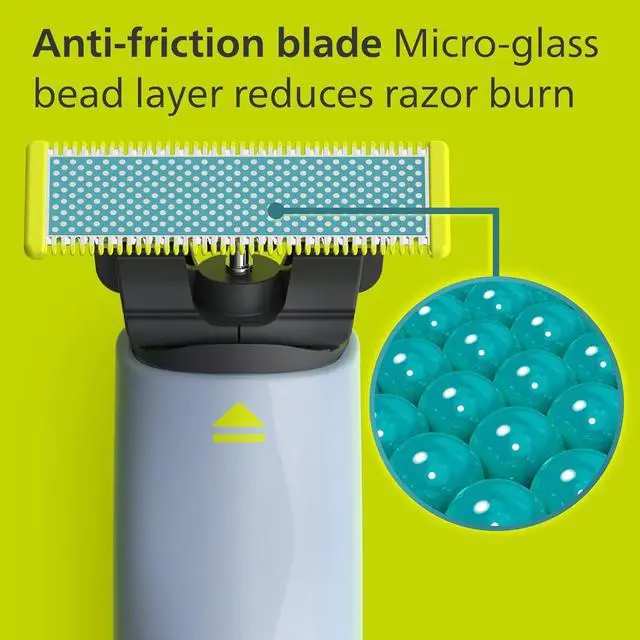 Alt view image 2 of 5 - OneBlade First Shave, Teen Hybrid Electric Shaving System, (Gray)