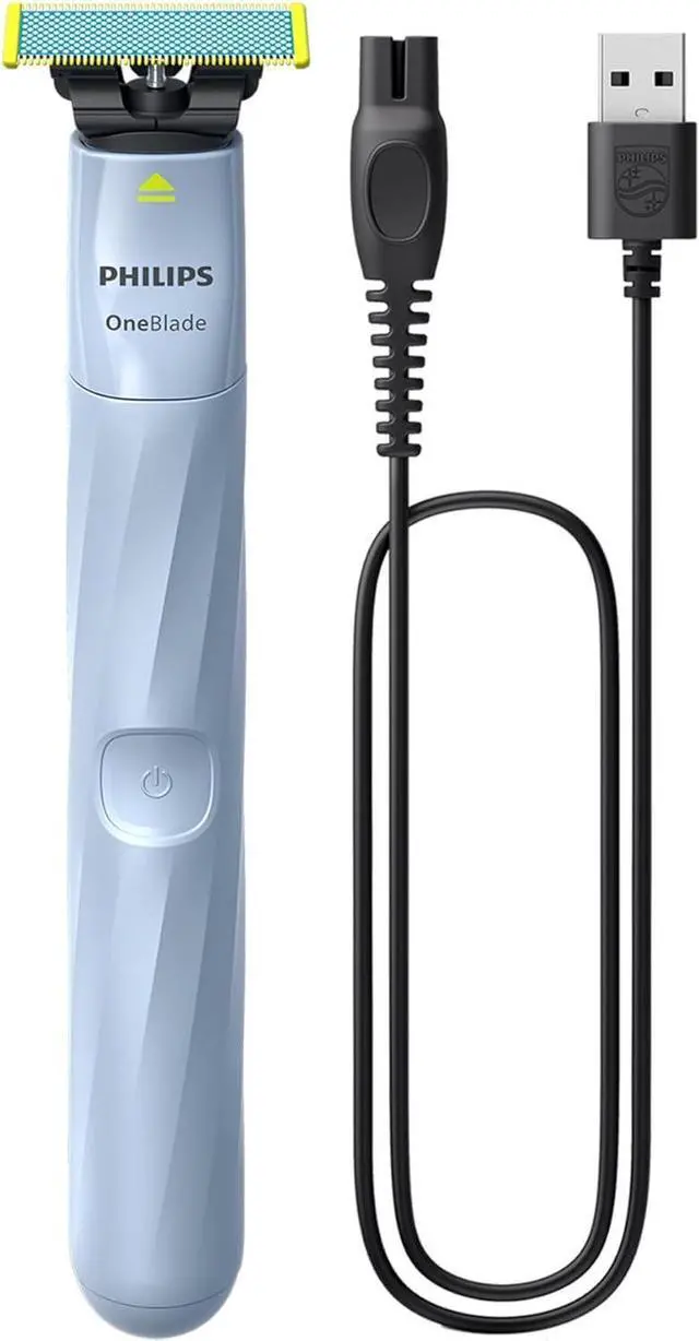 Alt view image 5 of 5 - OneBlade First Shave, Teen Hybrid Electric Shaving System, (Gray)