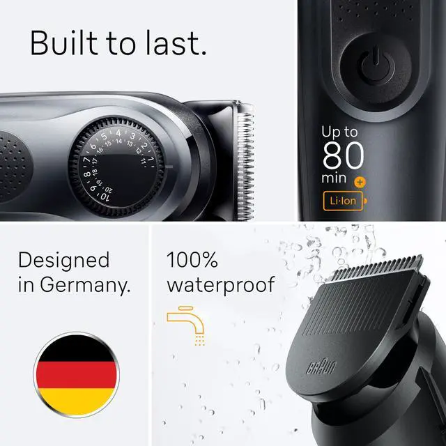 Alt view image 4 of 7 - All-in-One Style Kit Series 5 5471, 8-in-1 Trimmer for Men with Beard Trimmer, Body Trimmer for Manscaping, Hair Clippers & More, Ultra-Sharp Blade, 40 Length Settings, Waterproof