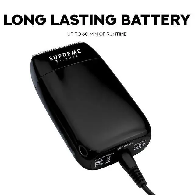 Alt view image 5 of 7 - Crunch Lite STF600 | Professional Double Foil Shaver for Men | Cordless & Corded, 60 Min Runtime, Hidden LED Display | Barber Face & Head Finishing Razor