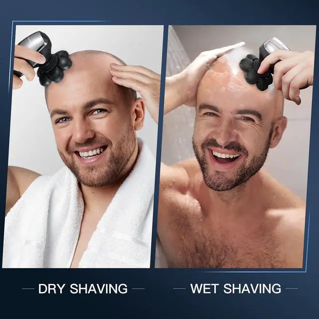 Alt view image 4 of 7 - GT PRO+ 7D Head Shaver for Bald Men, 5-in-1 Mens Bald Head Shaver