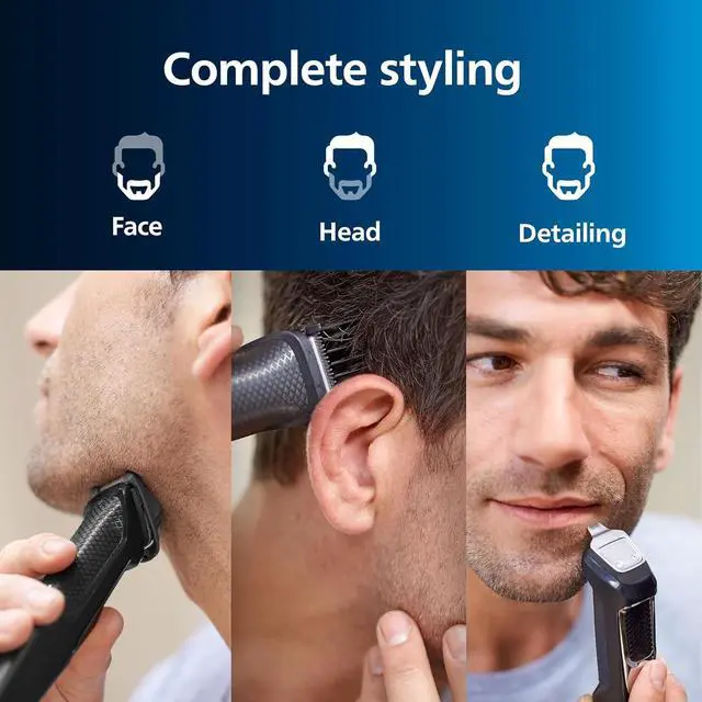 Alt view image 3 of 7 - Multigroom All-in-One Trimmer with 13 Pieces All-in-one Trimmer 9-in-1 MG3740