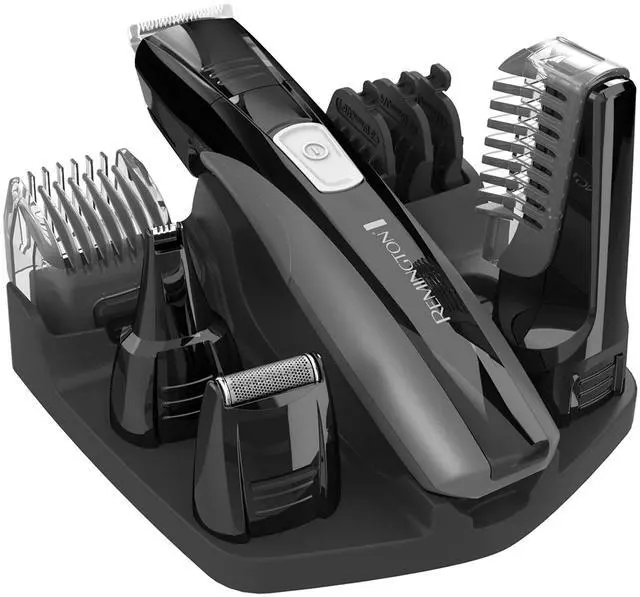 Main image of Head to Toe Advanced Rechargeable Powered Body Groomer Kit, Beard Trimmer (10 Pieces), 6.3 Inch
